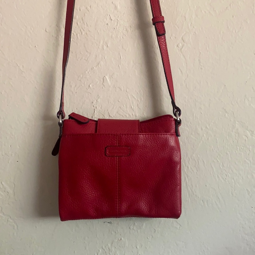 Ellington crossbody red leather bag